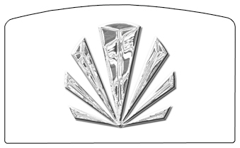 DACRO-602-SL-WT Silver Sunburst White